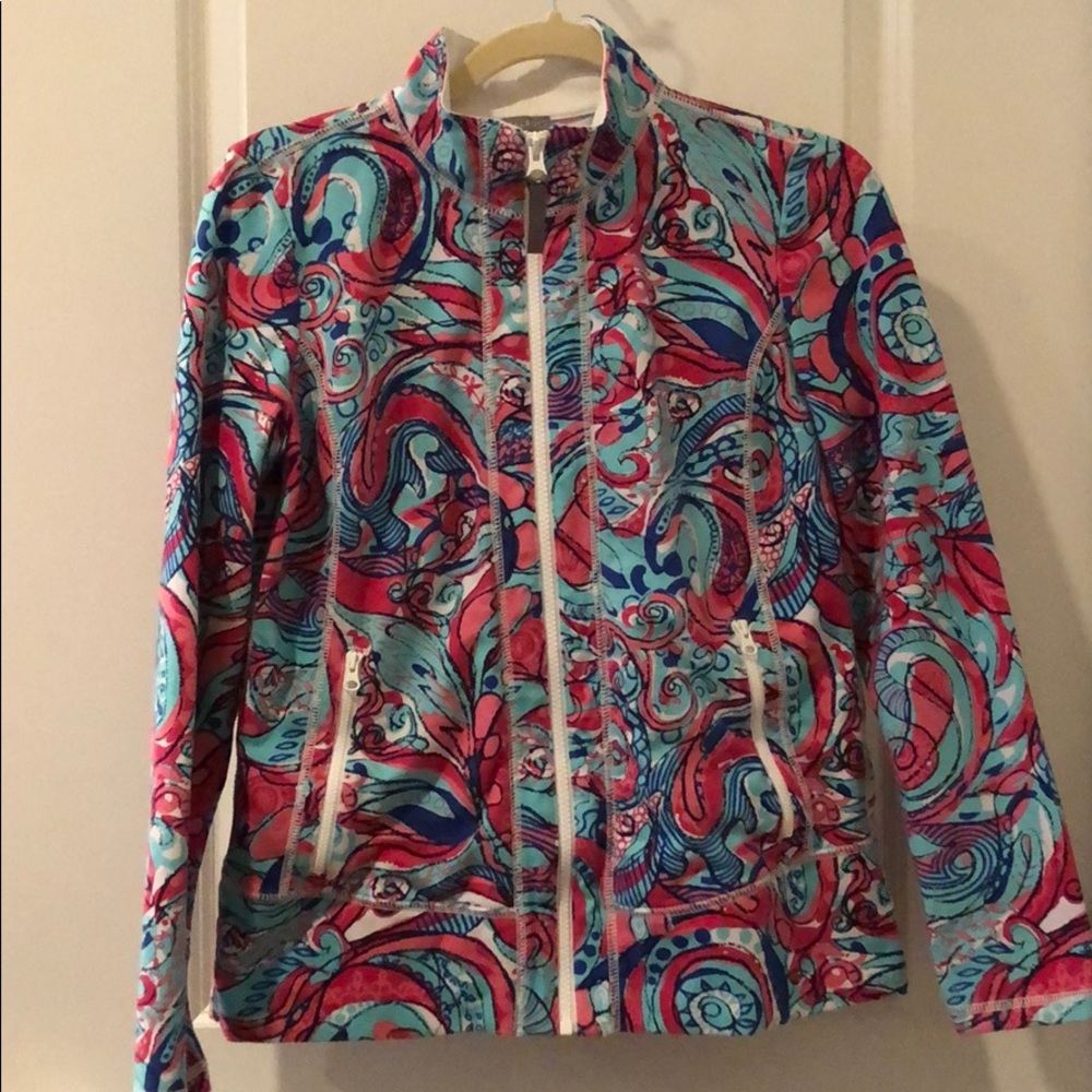 Looks like Lilly Pulitzer - Talbots Zip Up